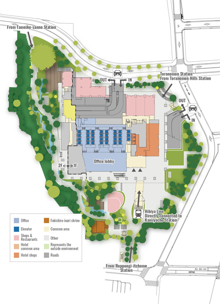 TOKYO WORLD GATE Block Plan