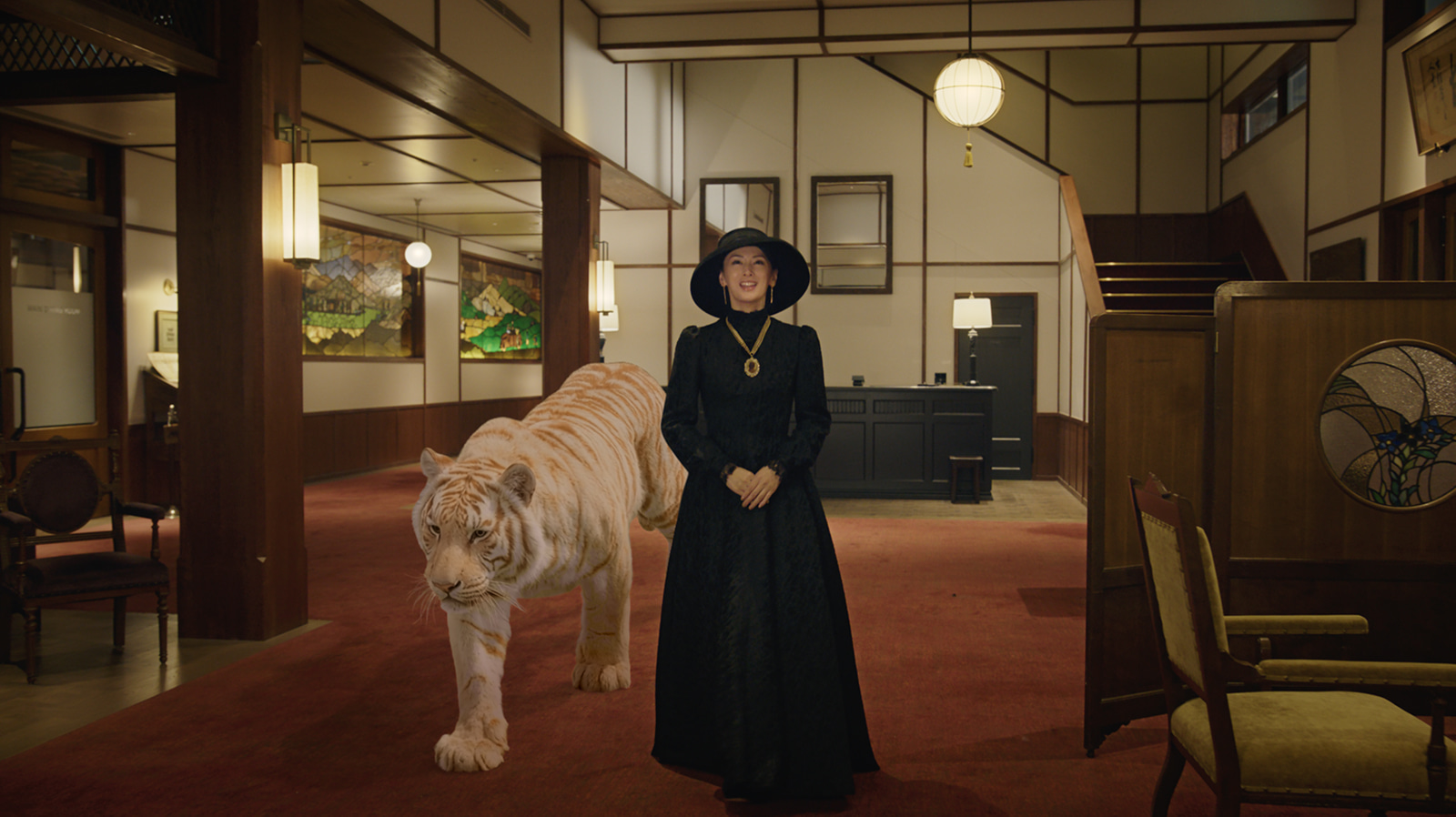 TVCM 「トラと森トラ　～貴婦人と万平ホテル篇～」 15秒