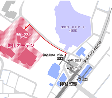 TOKYO God Valley WEEK　Kamiyacho 2018 Winter MAP
