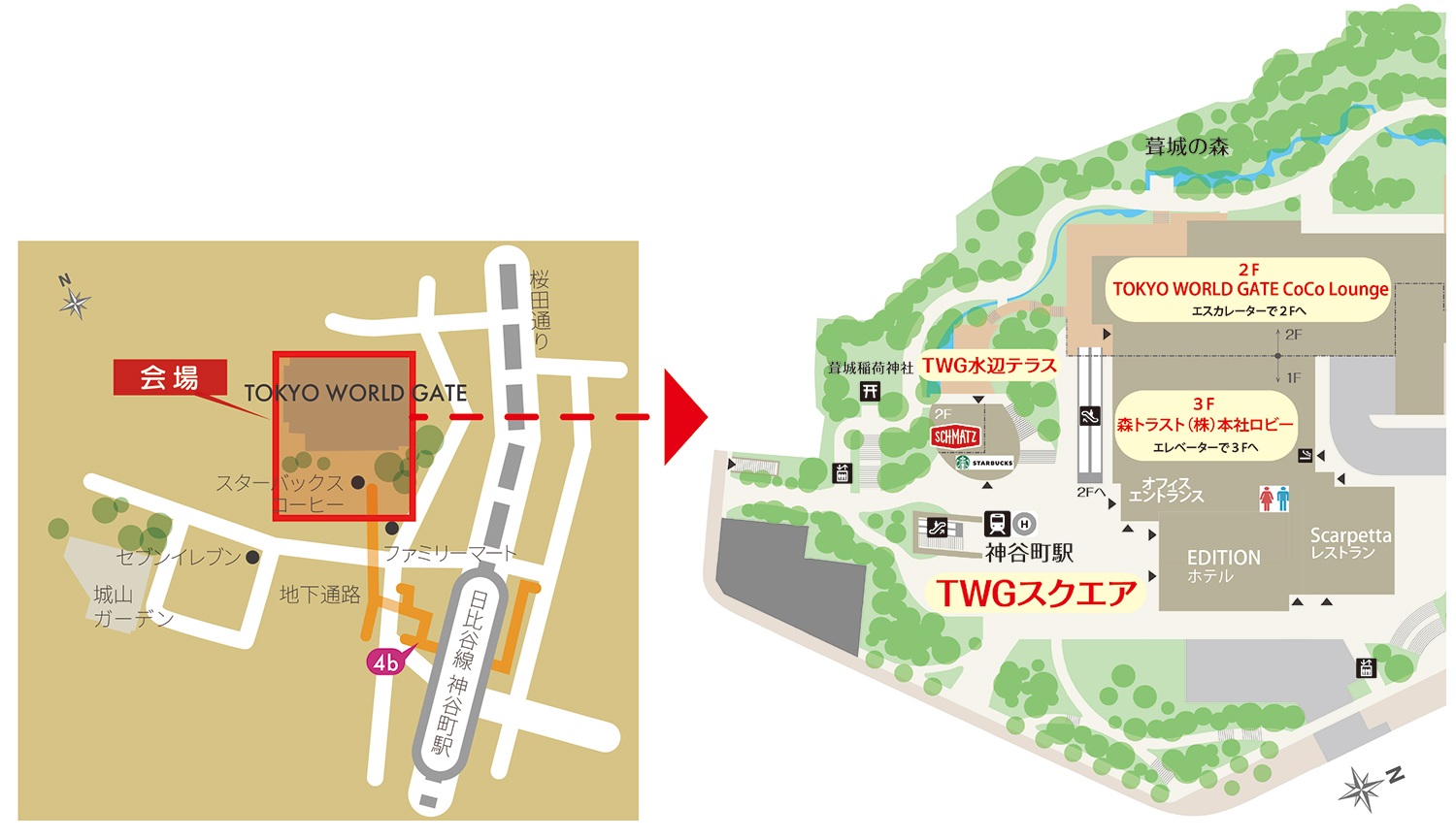 東京ワールドゲートMAP