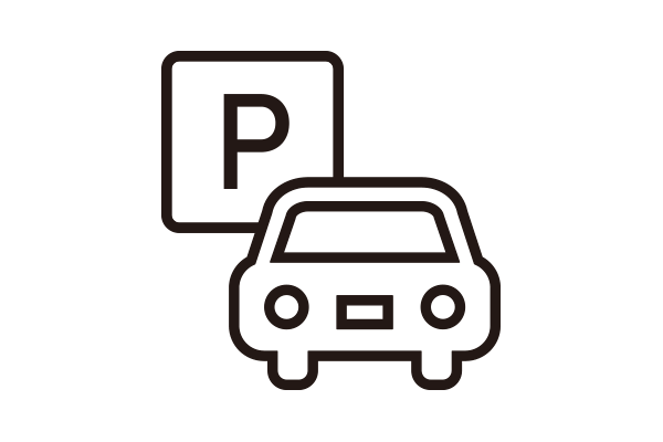 平面駐車場を併設